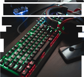 Gaming Keyboard And Headset