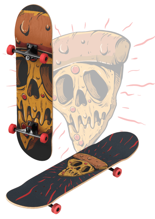 Skateboard Design Mockup
