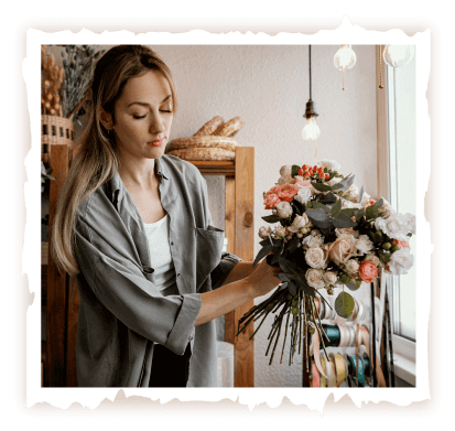 Woman Florist Photo
