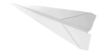 Paper Plane Design Element