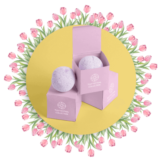 Boxes With Bath Bombs Photo