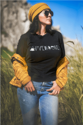 Woman With Black T-Shirt