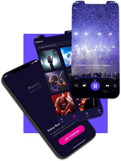 Showing the Music App