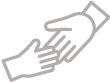 Hands Reaching Icon