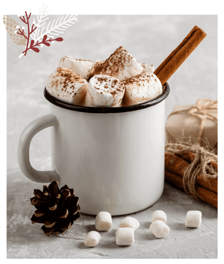 Hot Drink With Marshmallows Photo