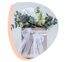 Roses And Eucalyptus Bouquet